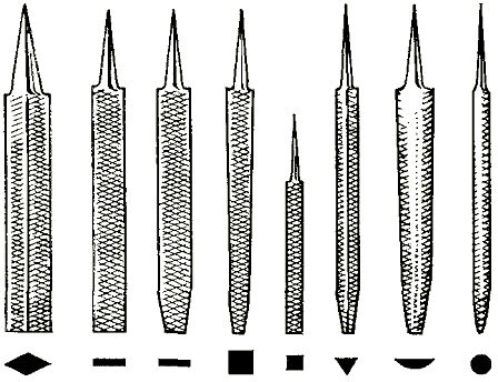 Напильники различного профиля