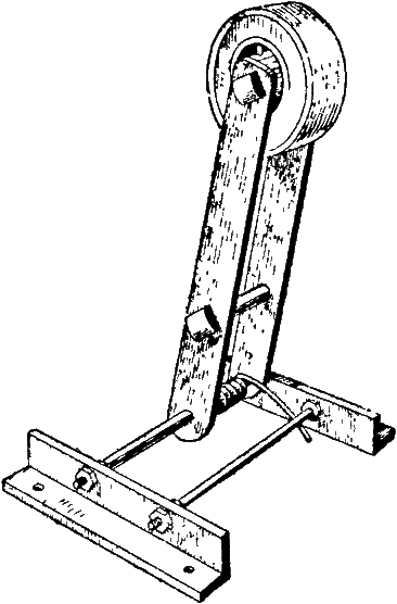 Приспособление для натяжения ремня у настольных станков