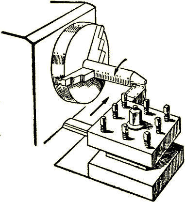 Вытачивание конуса широким резцом